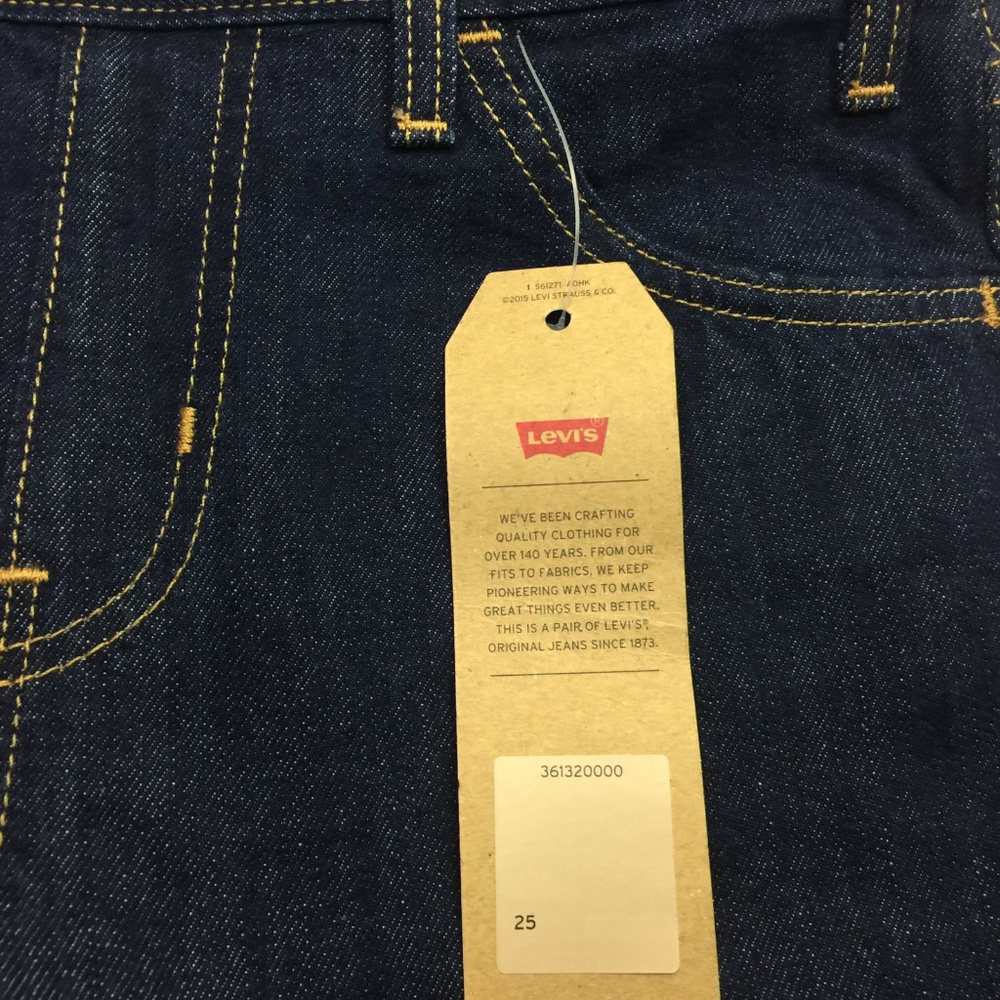 NWT Levi's Skinny Overalls Jeans Tab Size 25 - Picture 4 of 8
